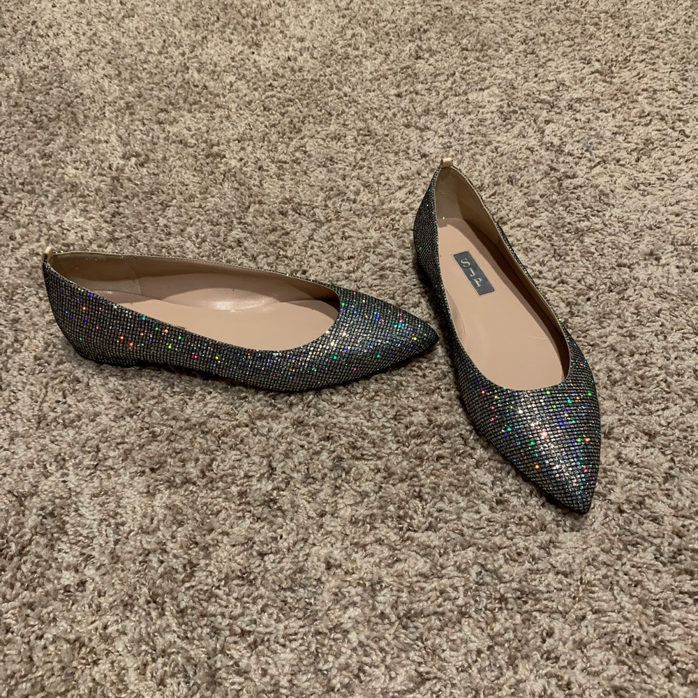 SJP Sarah Jessica Parker Scintillate Story Flats EU38